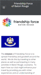 Mobile Screenshot of friendshipforcebatonrouge.org