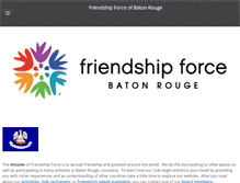 Tablet Screenshot of friendshipforcebatonrouge.org